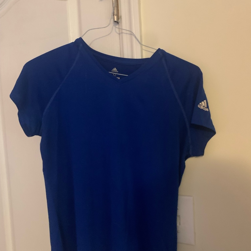 Adidas Blue Athletic T-Shirt